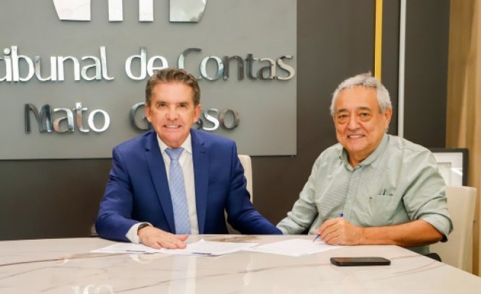 Sérgio Ricardo e Marcelo de Oliveira vistoriam obras do BRT em Cuiabá nesta quinta-feira