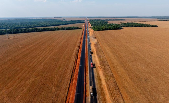 Duplicação da BR-163 entre Sorriso e Sinop recebe prêmio nacional nesta quinta-feira (16)