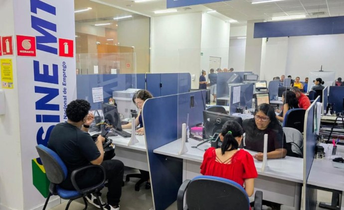Mais de 2,4 mil vagas são disponibilizadas pelo Sine-MT nesta semana