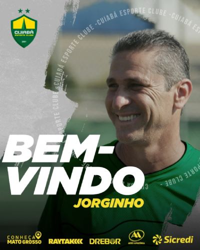 Jorginho é o novo técnico do Cuiabá Jorginho tem vasto currículo como jogador e técnico