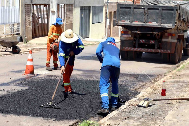 Confira a programação da força-tarefa de tapa-buracos desta semana