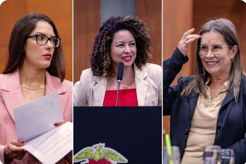 Assembleia Legislativa de MT tem três deputadas ao mesmo tempo pela 1ª vez