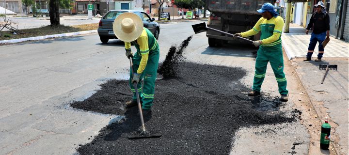 Ações da operação de tapa-buracos fecha a semana com seis regiões concluídas