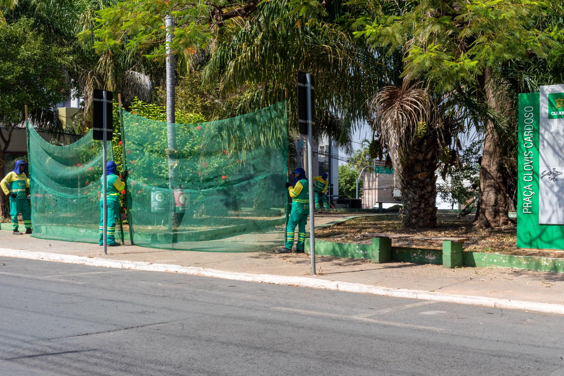 Cuiabá lança operação para revitalizar 200 praças durante o mês de setembro